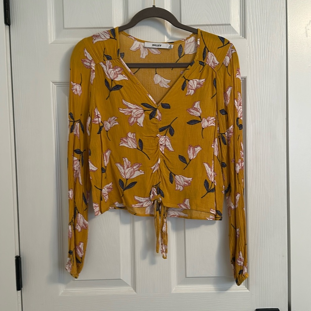 Yellow Floral Long Sleeve